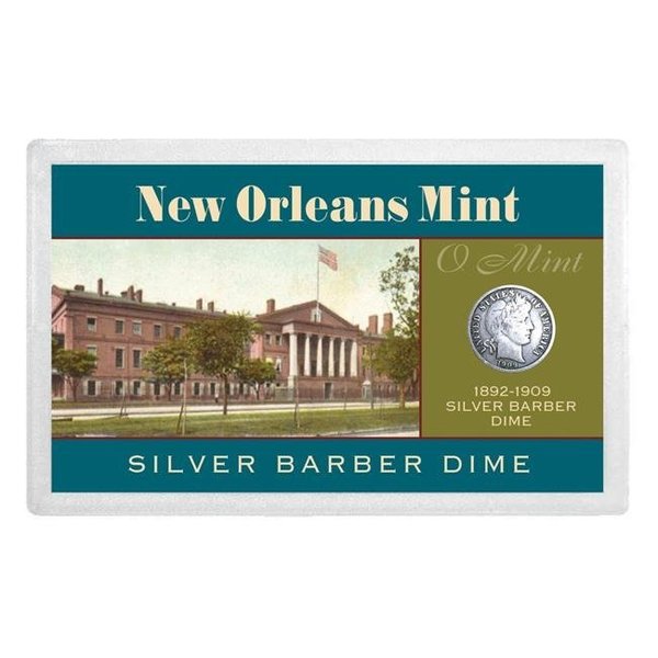 Upm Global UPM Global 14433 New Orleans Mint Silver Barber Dime Over 100 Years Old 14433